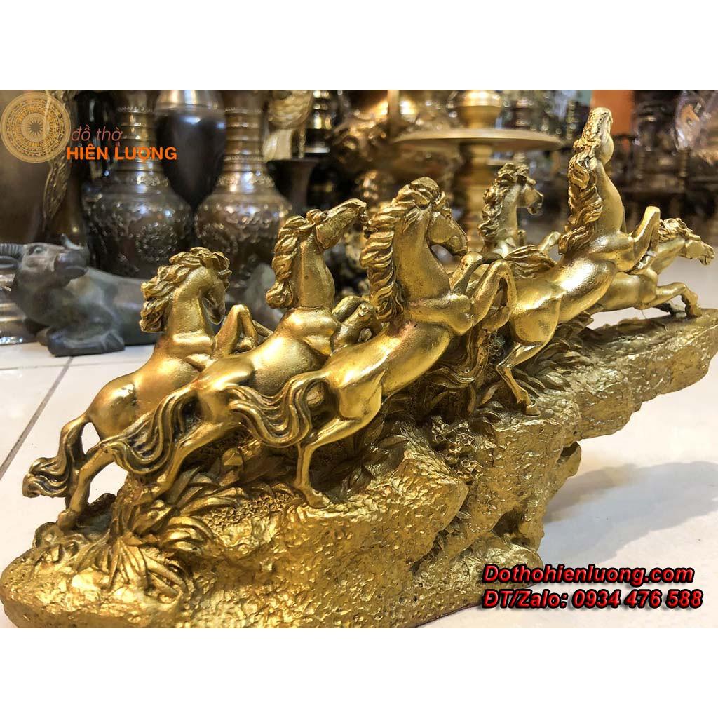 Tượng Đồng Vàng Bát Mã Phi Thiên