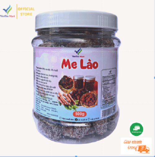 Me Thái Lắc Muối Ớt Đường Viettin Mart 500G