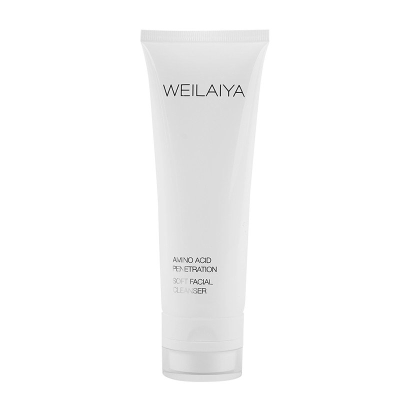 Sữa rửa mặt tẩy trang Weilaiya Facial Soft Cleanser 100g, Tặng kèm combo lược