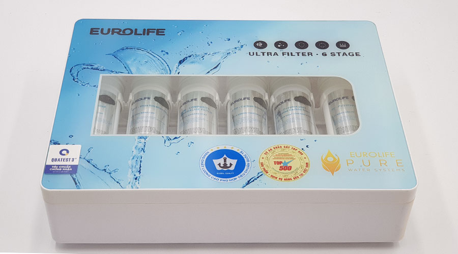 Máy Lọc Nước Trực Tiếp 6 Cấp Độ Lọc Eurolife EL-UF6 - Hàng Chính Hãng