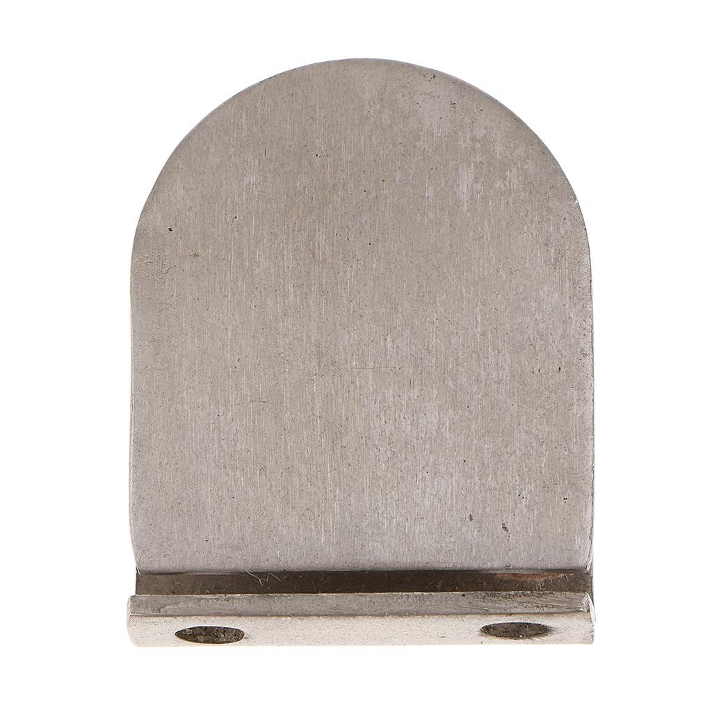 Half Round 6-10mm Glass Panel Clamp Shelf Support Holder Corner Bracket Clip