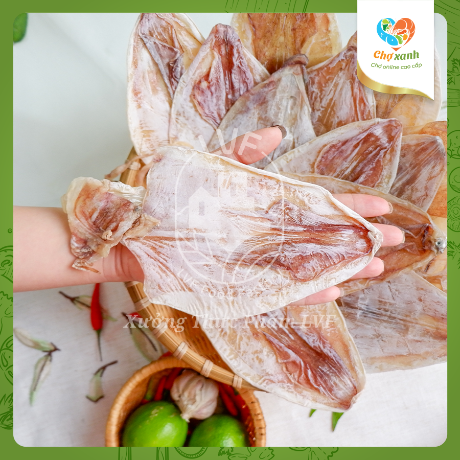 Mực khô phơi Boong tàu loại trung 250gr