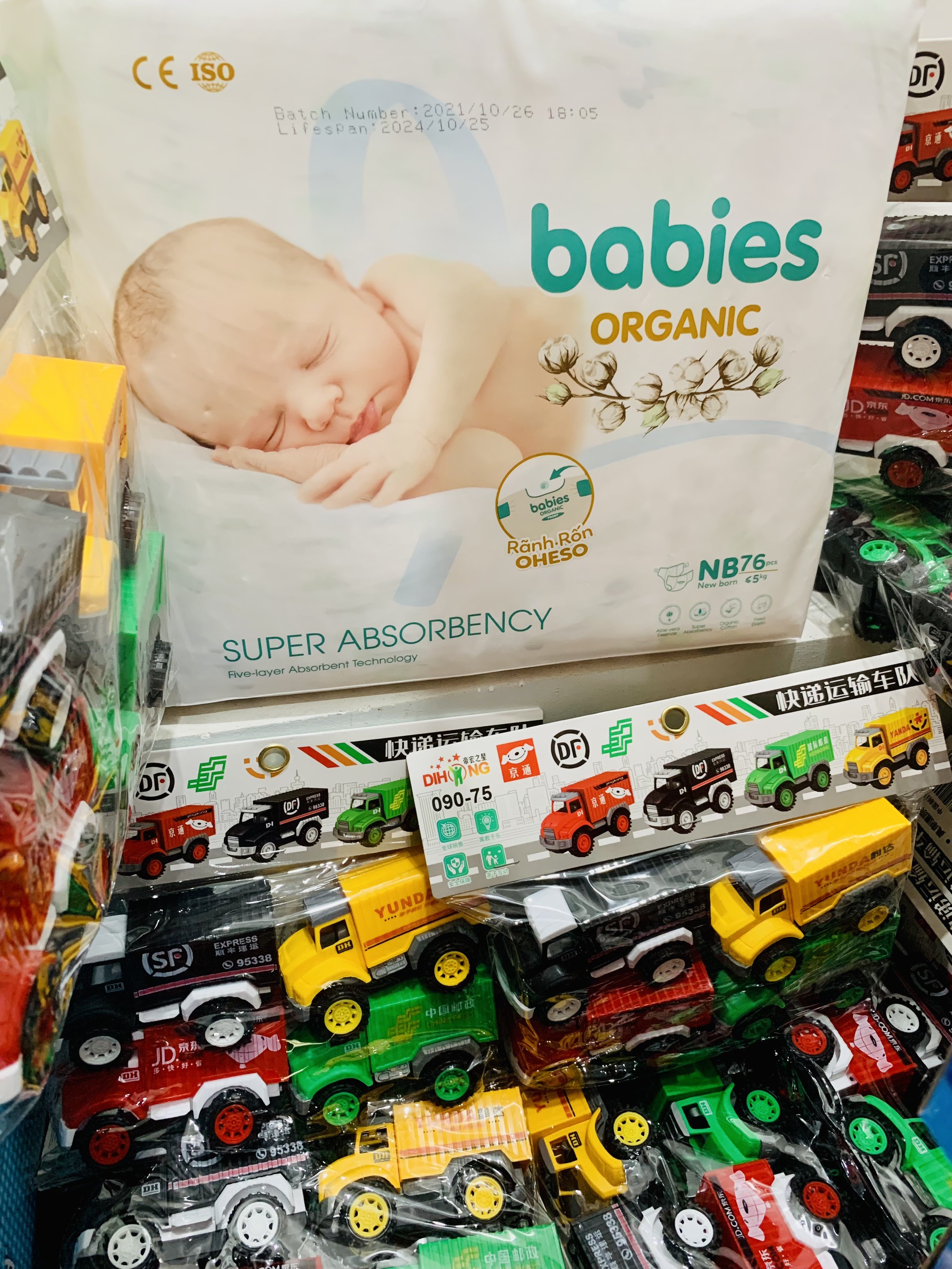 Bỉm Babies Organic size NB 76 ( <5kg )