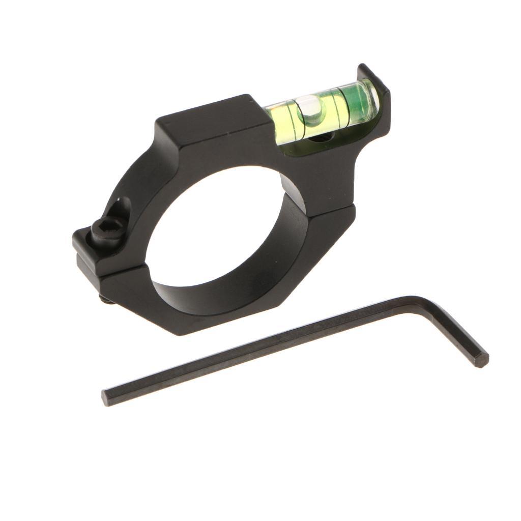 30mm 1.18Inch Aluminum Alloy Sight Fixture Tube Telescope Spirit Level Clamp