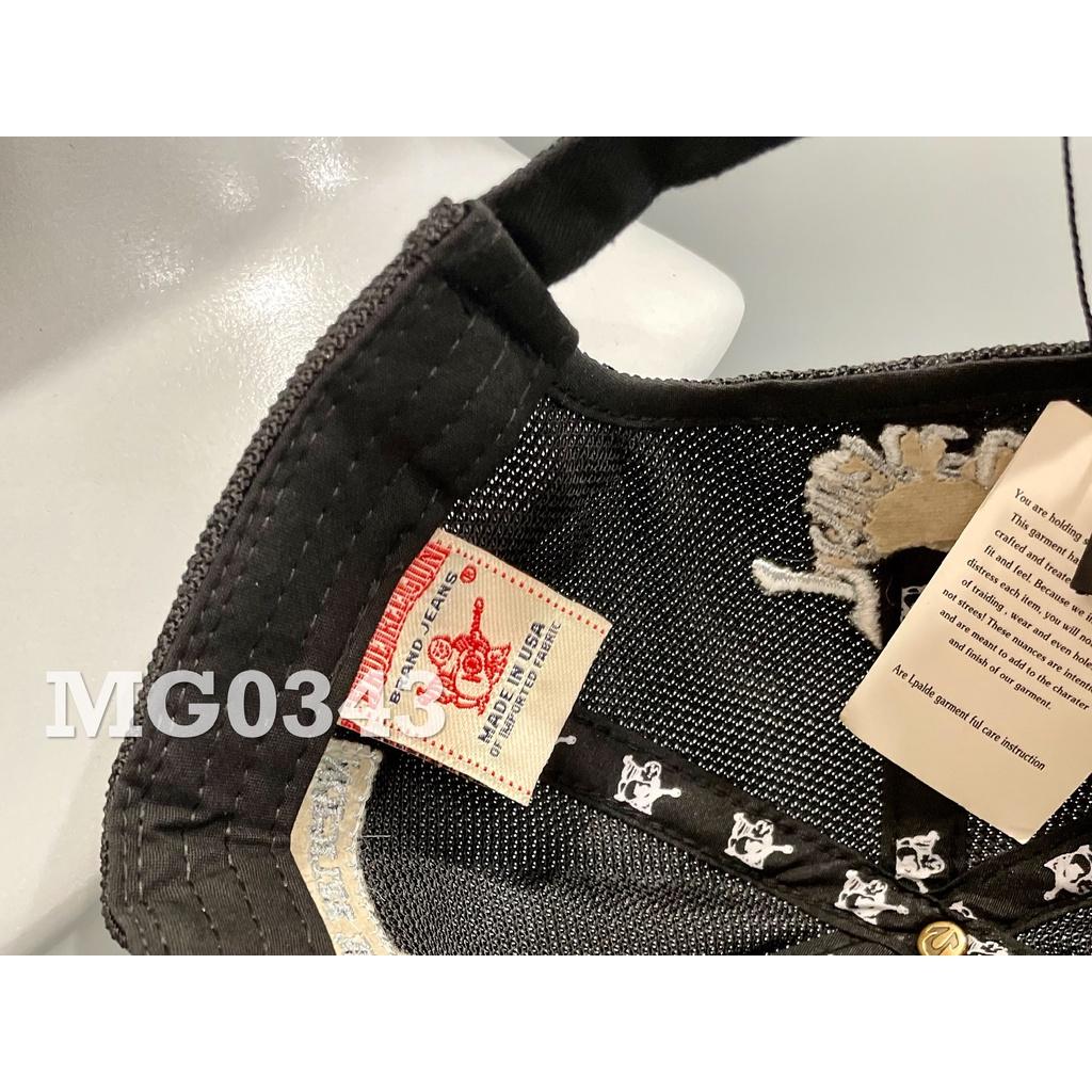 Nón kết Ông địa True Religion Mũ lưỡi Trai Nam Kaki Cotton Cao Cấp thêu logo Ông địa cầm đàn Unisex Freesize Monoshop