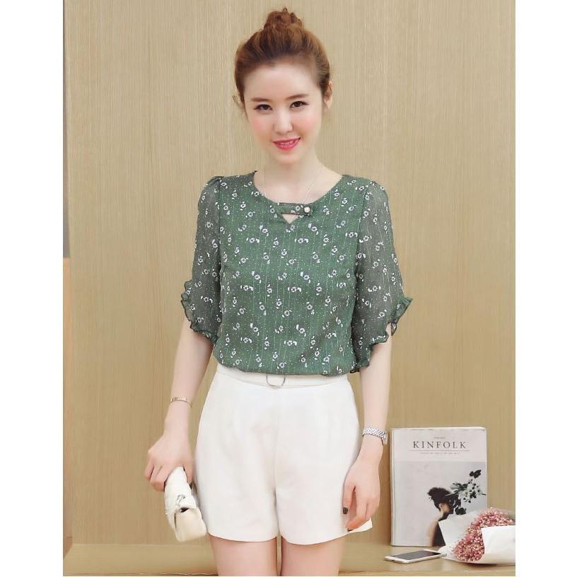 Áo Tay Loa Hoa Nhí Đẹp Xinh - QA0051