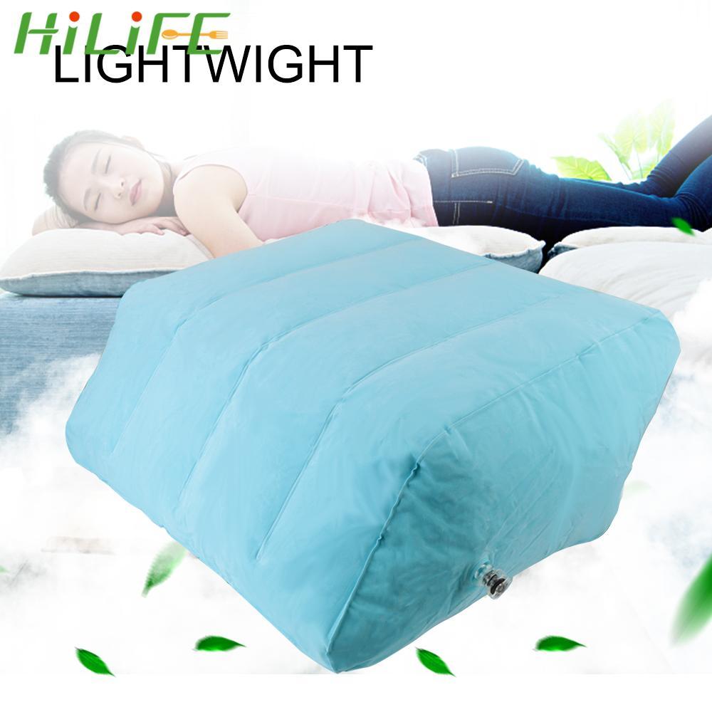 HILIFE PVC Còn Lại Gối Đệm Mềm Mại Di Động Đầu Gối Gối Bà Bầu Chân Nâng Bơm Hơi Chân Gối