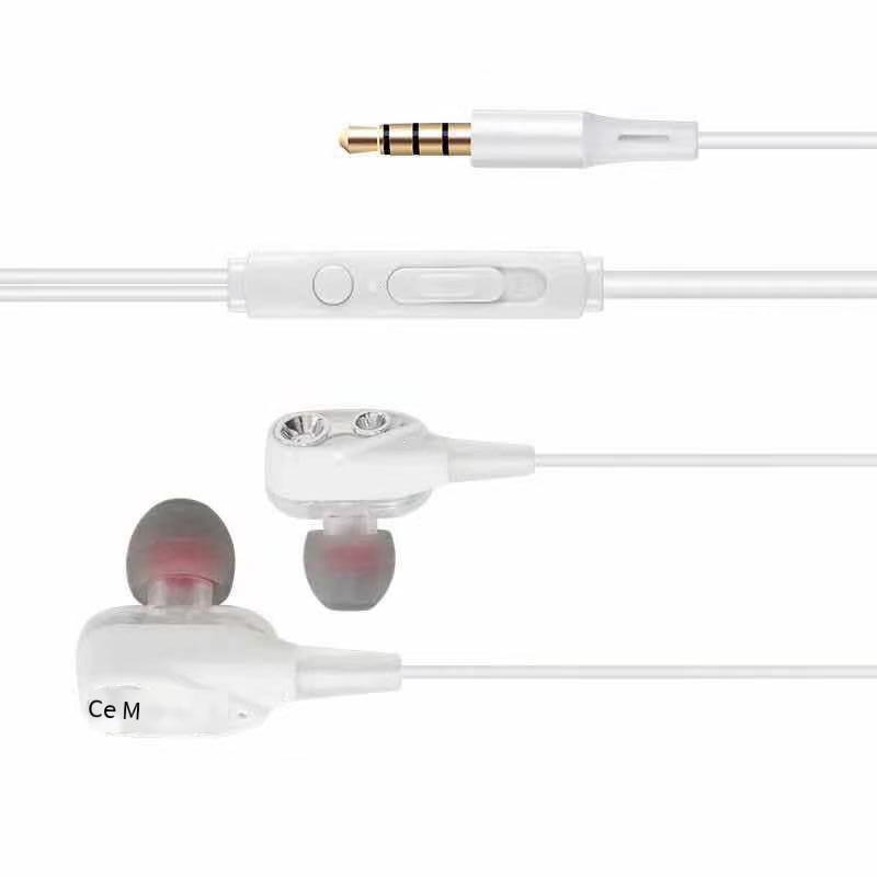 Quảng cáo bán hàng trực tiếp bùng nổ tai nghe kép năng động tai nghe in-ear với lúa mì chạy tai nghe thể thao ăn hiện vật gà