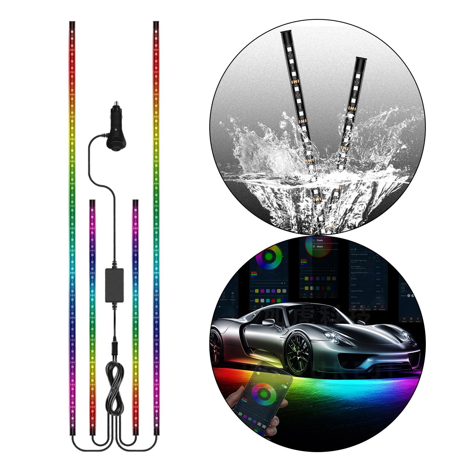 12V Bluetooth Lights Waterproof IP68 Exterior Car Lights with