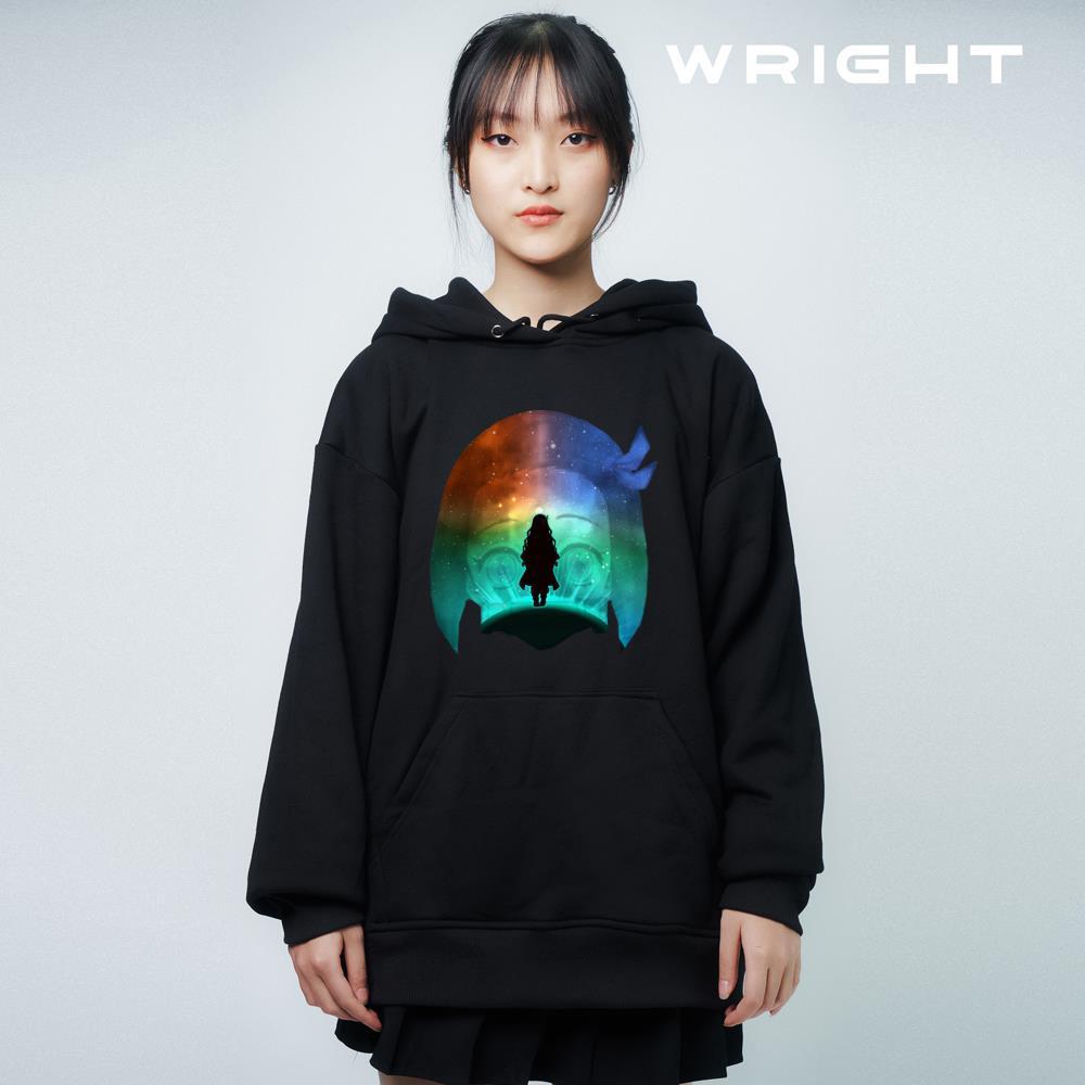 Áo hoodie anime wright demon slayer kamado nezuko retro oversize unisex