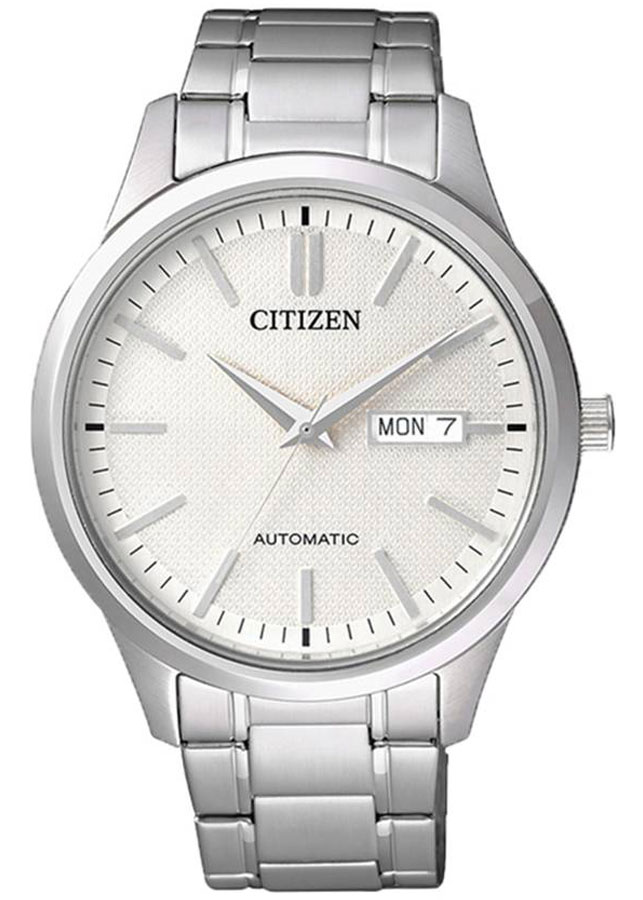 Đồng Hồ Nam Citizen Dây Thép Không Gỉ NH7520-56A - Mặt Trắng (Sapphire)