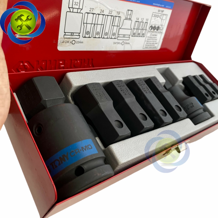 Bộ tuýp 3/4 lắp lục giác rời Kingtony 6411MP 11 chi tiết