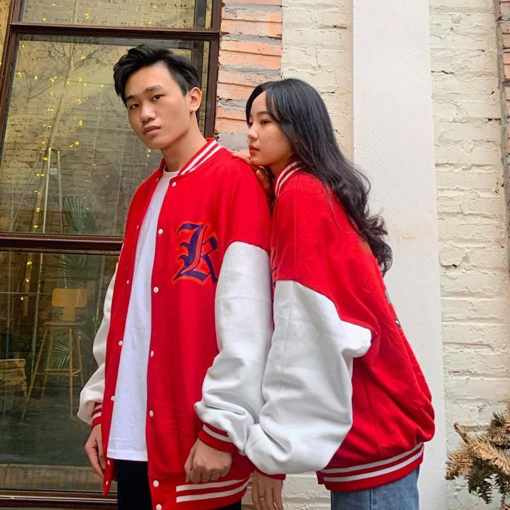 _ Áo khoác VARSITY họa tiết Longsnkr chất nỉ cao cấp giữ nhiệt và thoáng - Bomber /Varsity