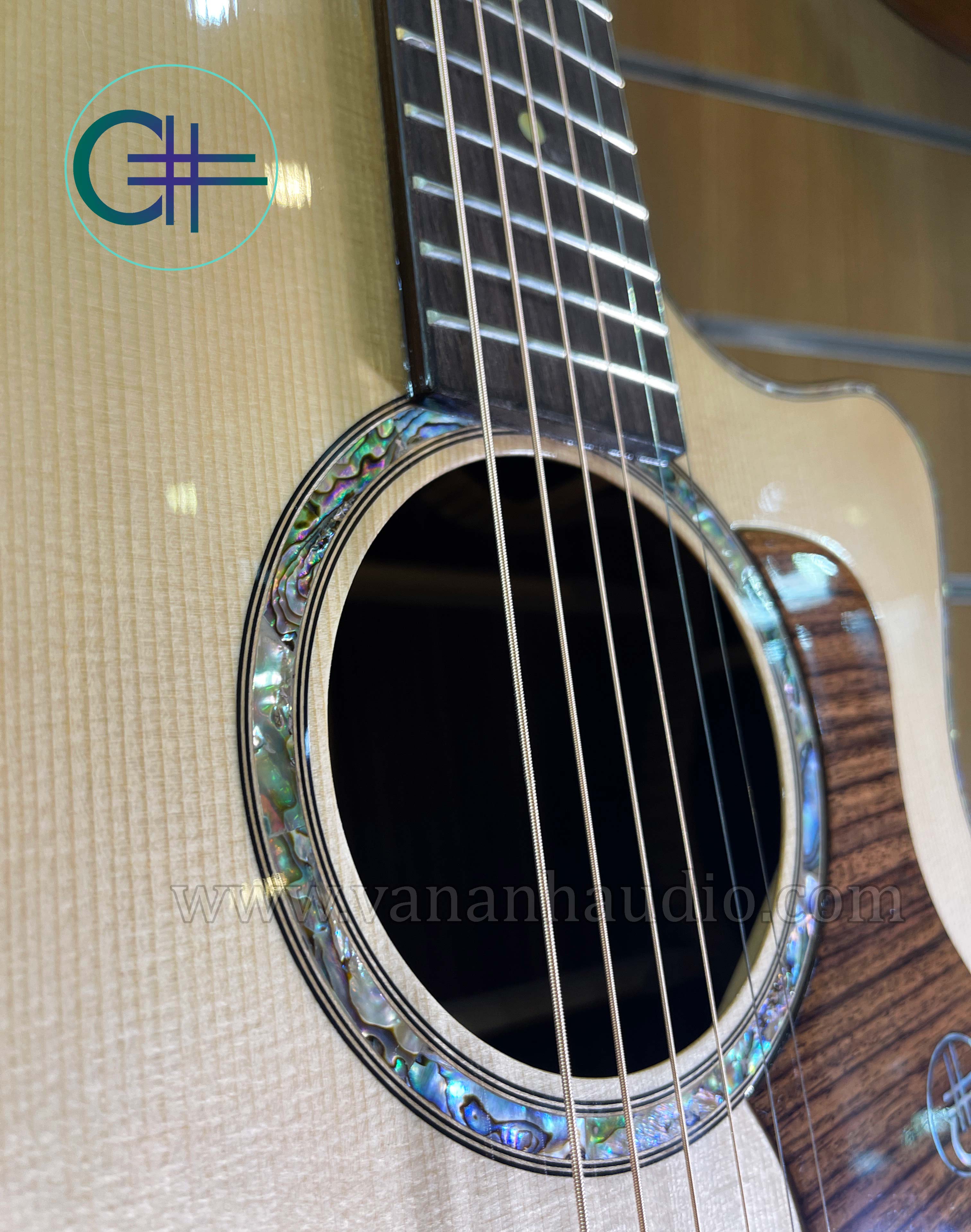 Đàn Guitar Acoustic Custom CL2022 (Khảm trai và ốc xà cừ )