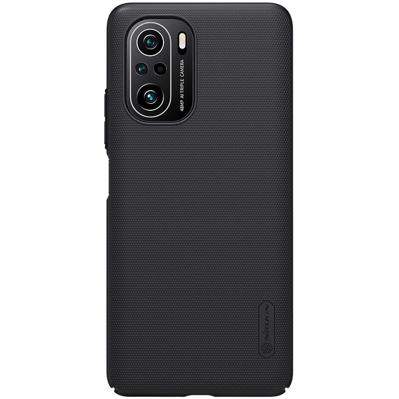 Ốp lưng cho Xiaomi Redmi K40, K40 Pro, K40 Pro+, Mi11i , Poco F3 Nillkin dạng sần đen - Hàng nhập khẩu