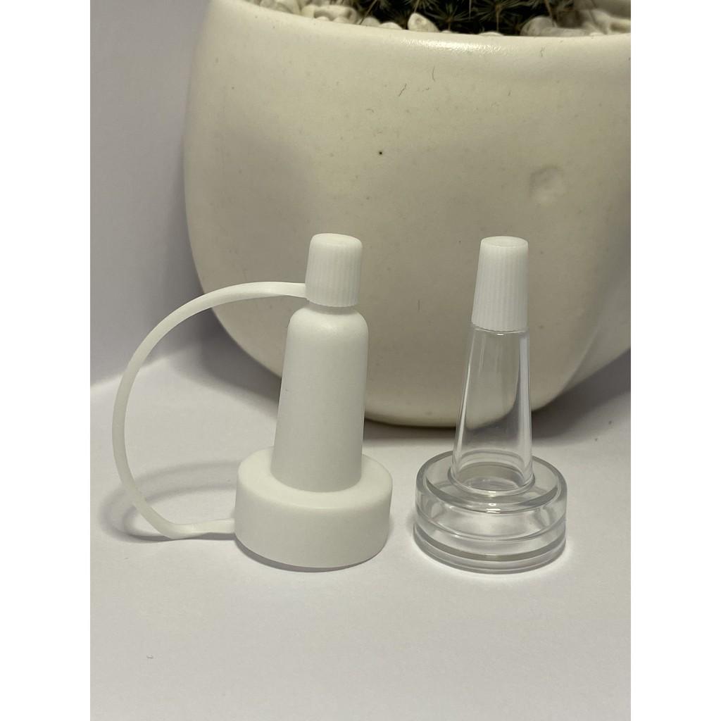 Nắp Nhỏ Giọt , Nắp Chiết Bóp Serum Ronas , Laksmira , Medic roller Trong Trắng