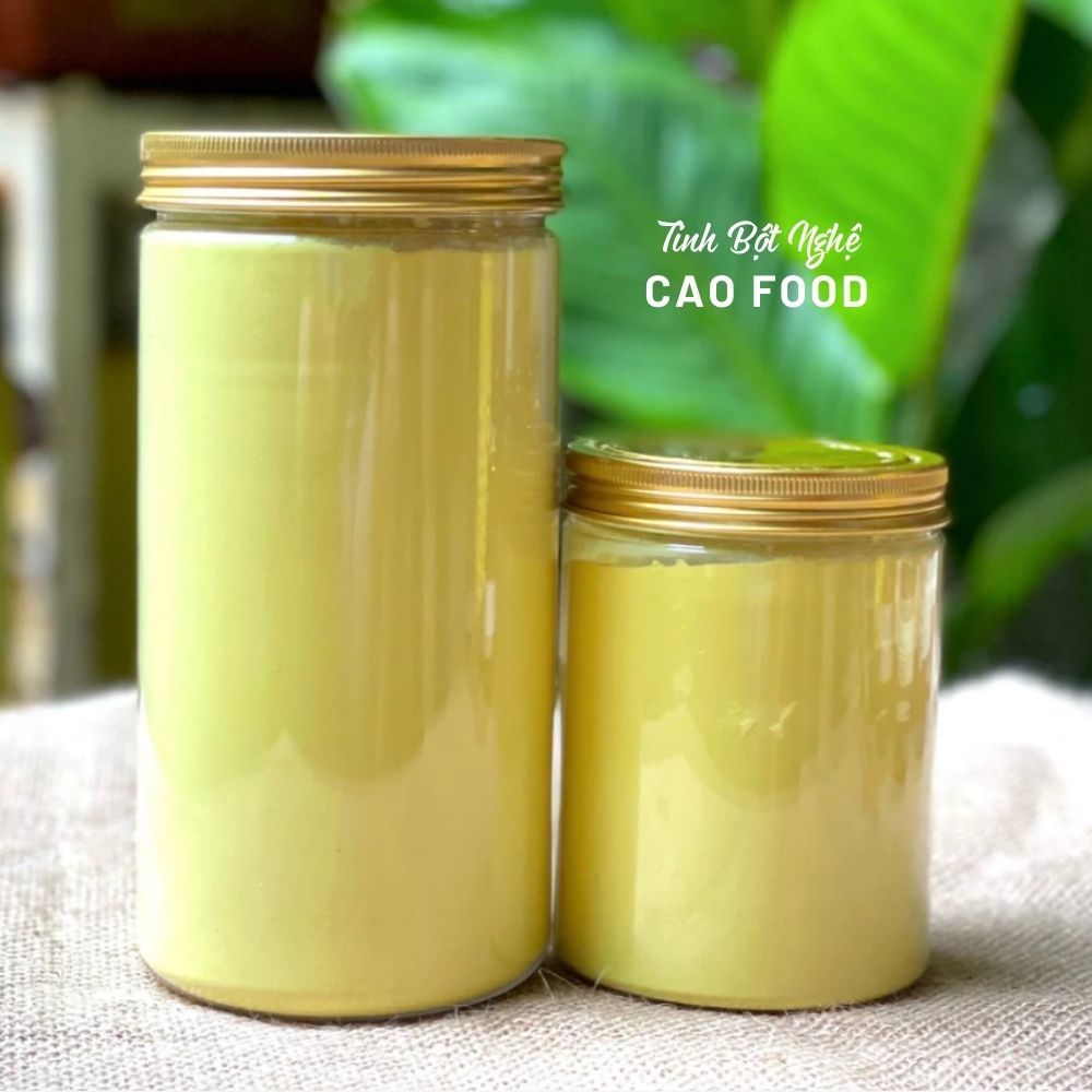 Tinh Bột Nghệ CAO FOOD nguyên chất từ 100% nghệ sẻ già Đaklak