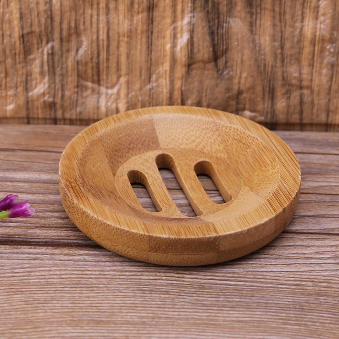 {Wooden soap dish} Khay Gỗ Tròn Đựng Xà Phòng, phụ kiện nhà tắm, decor trang trí nhà cửa theo phong cách mộc , truyền thống , gần gũi thiên nhiên