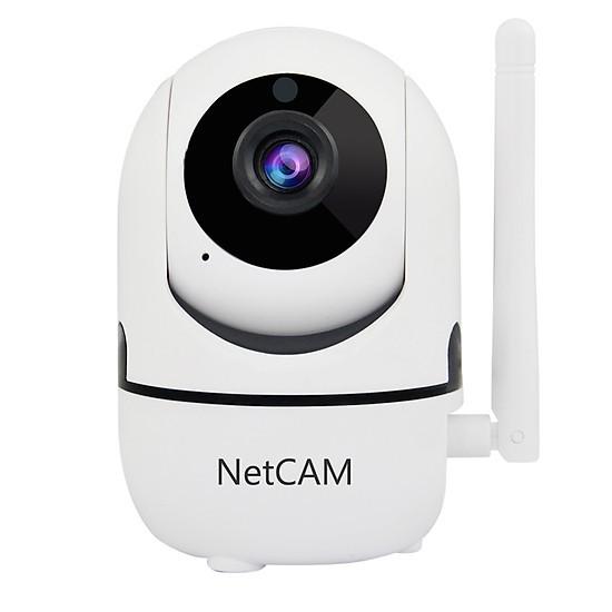 Camera IP WiFi NetCAM NR02 trong nhà, độ phân giải 2MP, Quay quét 360 độ, Đàm thoại 2 chiều, Theo dõi chuyển động - Hàng chính hãng