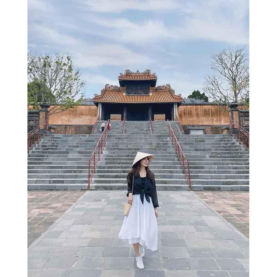 Set Áo Sơ Mi Giấy Kèm Áo Trong 2 Màu Siêu Xinh