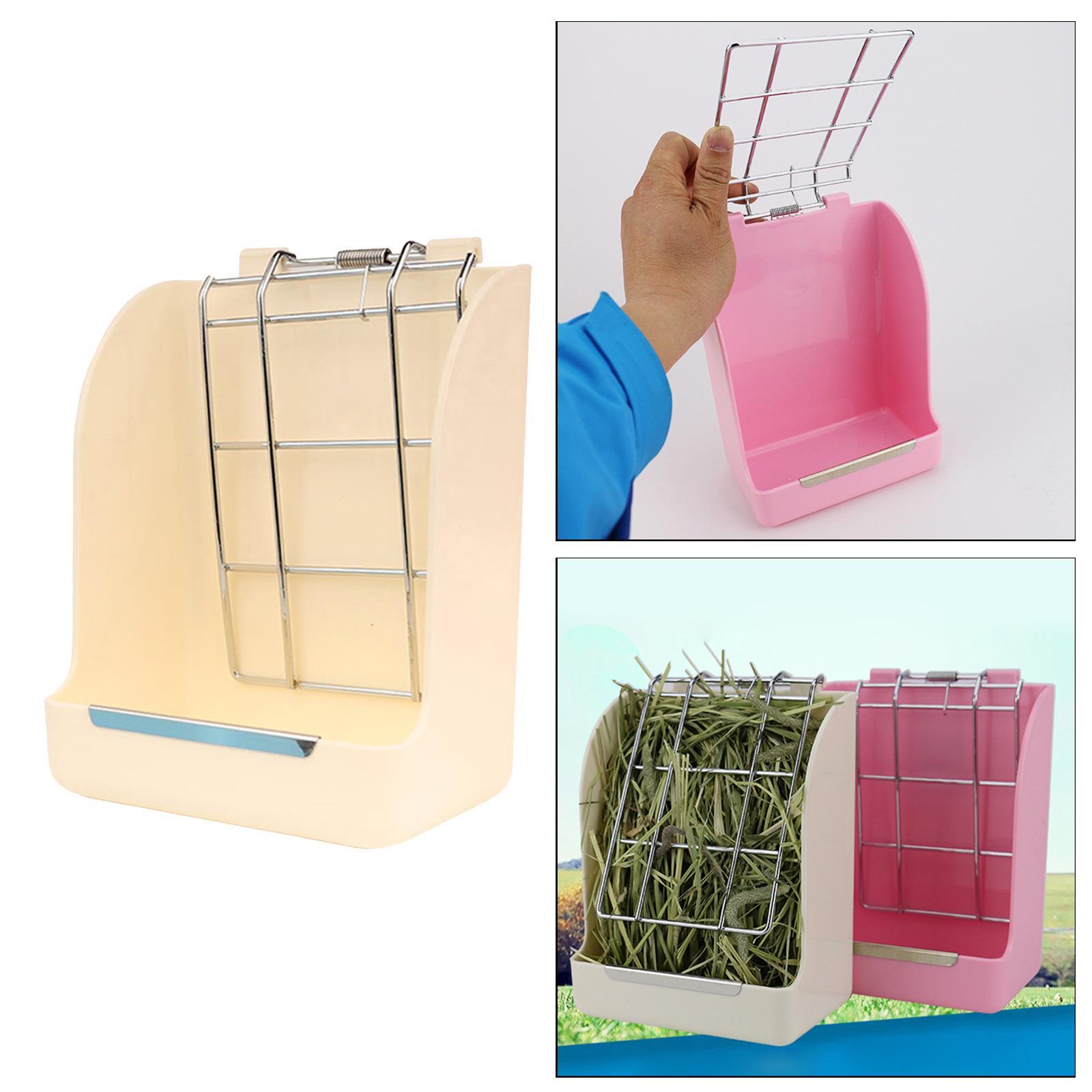 3Pcs Hanging Rack Bowl Food Dispenser Rabbit Feeder for Herbivore Guinea Pig