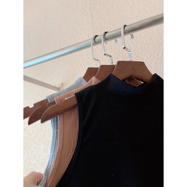 Áo Croptop Cổ Lọ Sát Nách