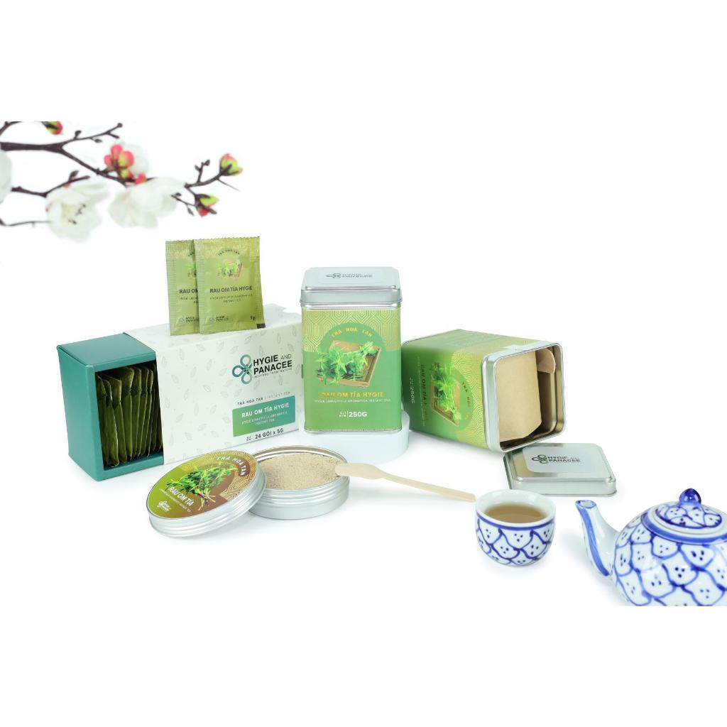Trà rau om tía Hygie hộp giấy 120g - dạng hòa tan tiện lợi, thơm ngon