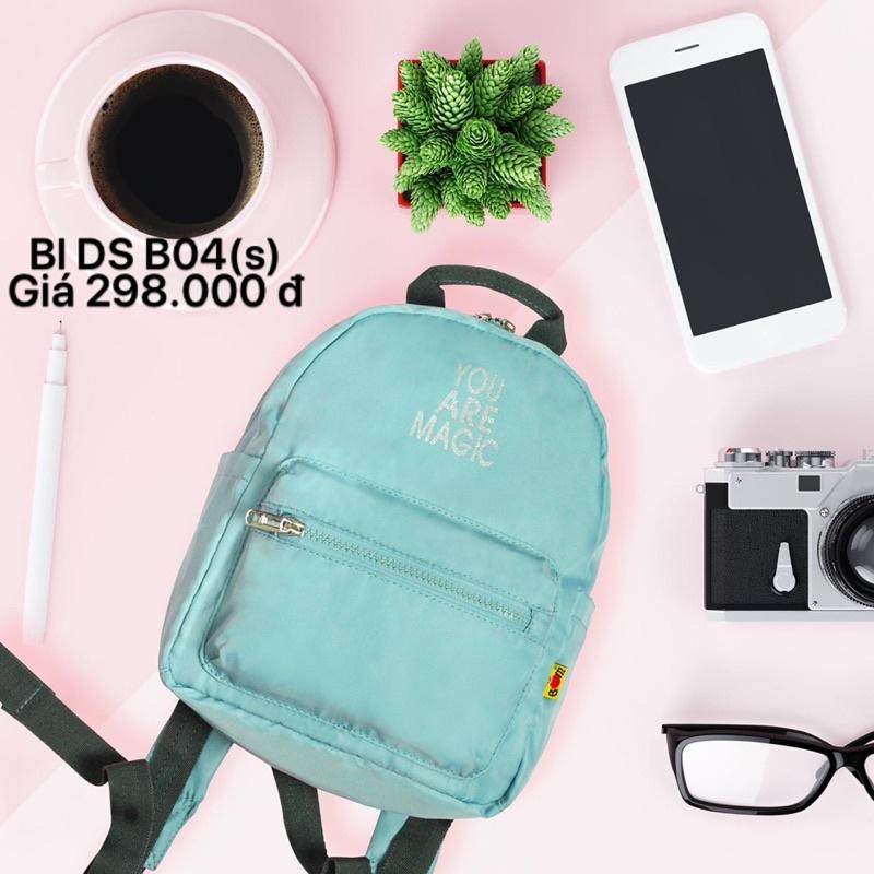 Balo thời trang nữ, chất liệu vải dù, đa dạng màu chọn - BOM