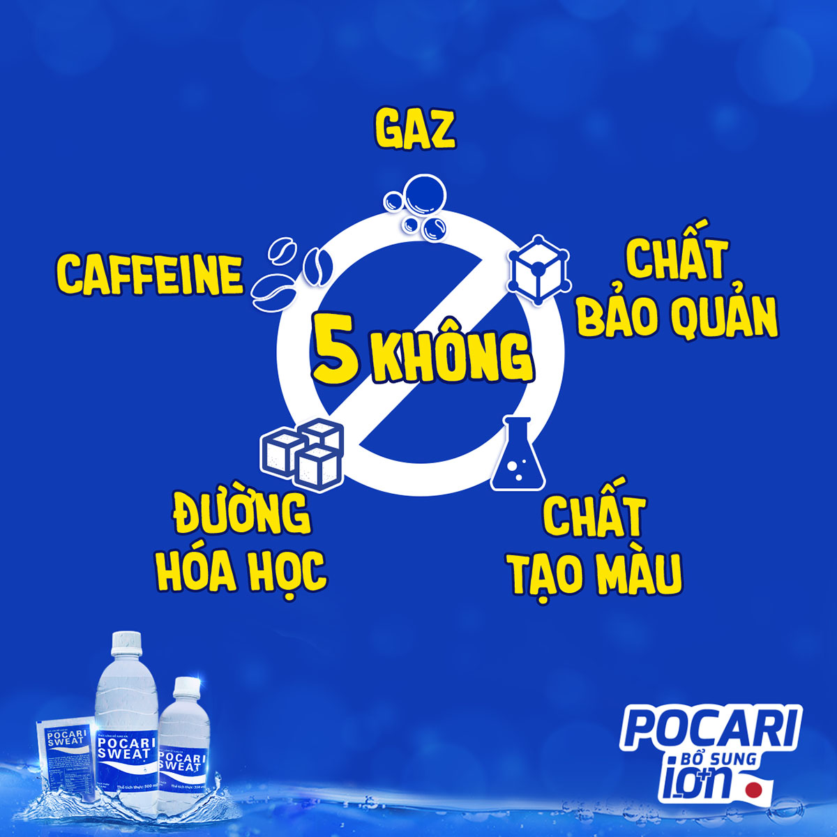 Thùng 25 hộp bột Thức Uống Bổ Sung ION Pocari Sweat (Hộp 5 Gói 13gram)