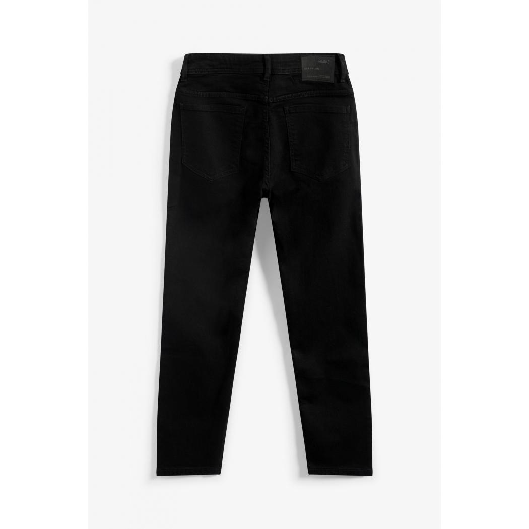 Quần jean đen trơn.Slim Crop - 10S23DPA108C | LASTORE MENSWEAR