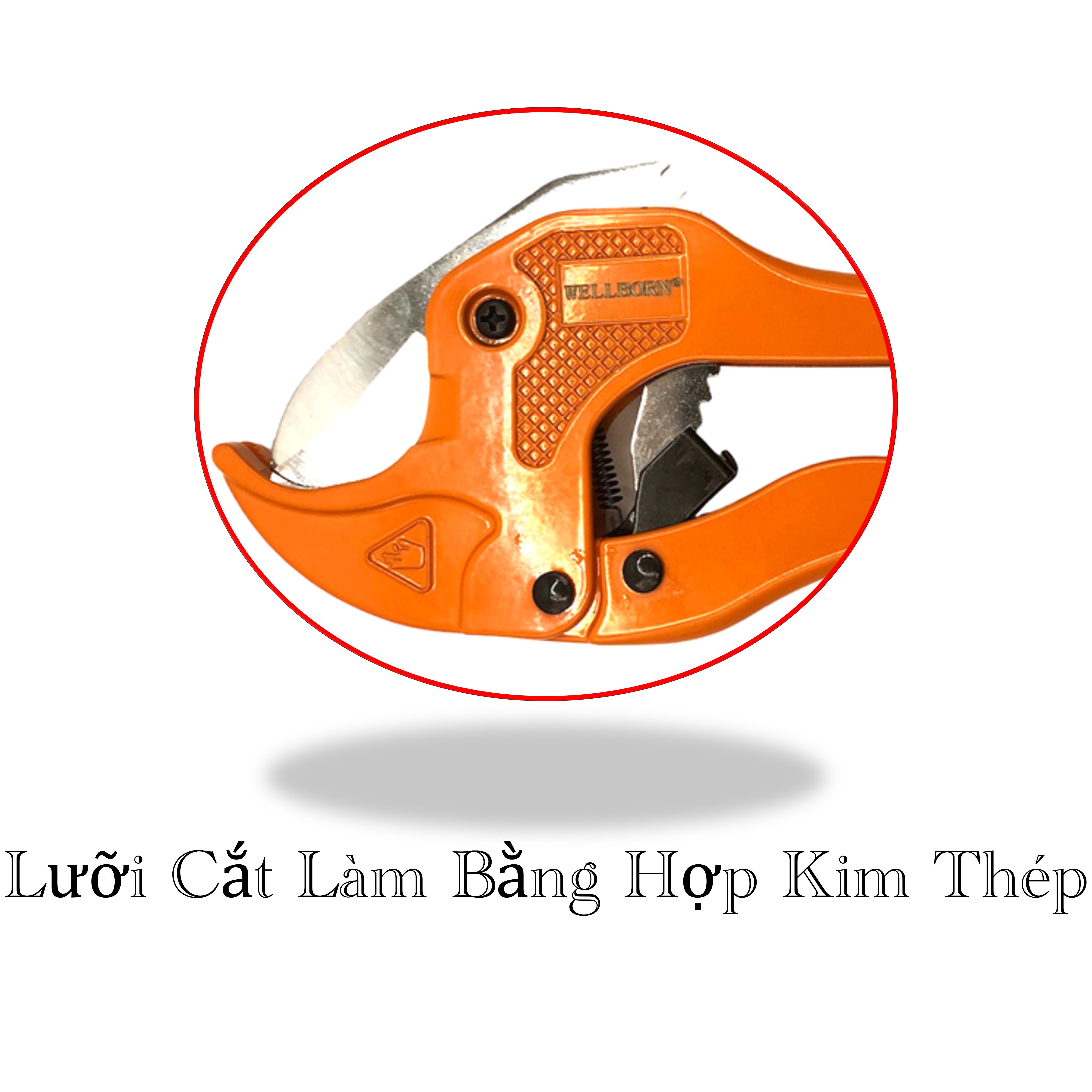 Dao cắt ống nhựa - Cắt được các loại ống nhưa mềm cứng khác nhau - Cắt kích thước ống tối đa 42mm - Cắt nhựa PVC - Nhựa PE - Plastic - Cầm chắc tay - Mẫu mã đẹp