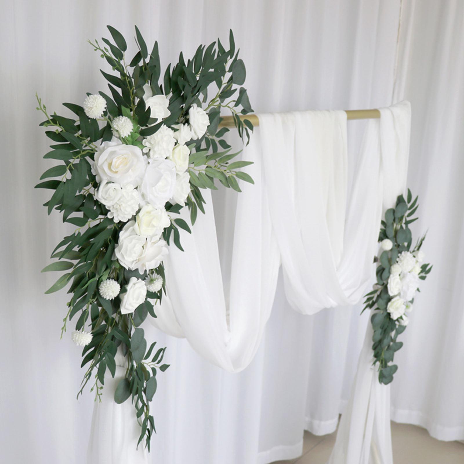 Wedding Arch Wreath Artificial Flower Swag for Ceremony Wedding Arch Decor