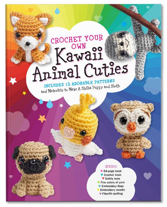 Crochet Your Own Kawaii Animal Cuties : Includes 12 Adorable Patterns and Materials to Make a Shiba Puppy and Sloth