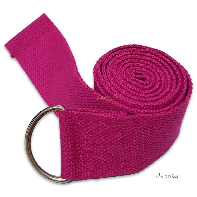 Dây đai cotton ADD tập yoga 1,8m, dây chịu lực cao, hỗ trợ các bài tập yoga, thể thao, thể hình, gym