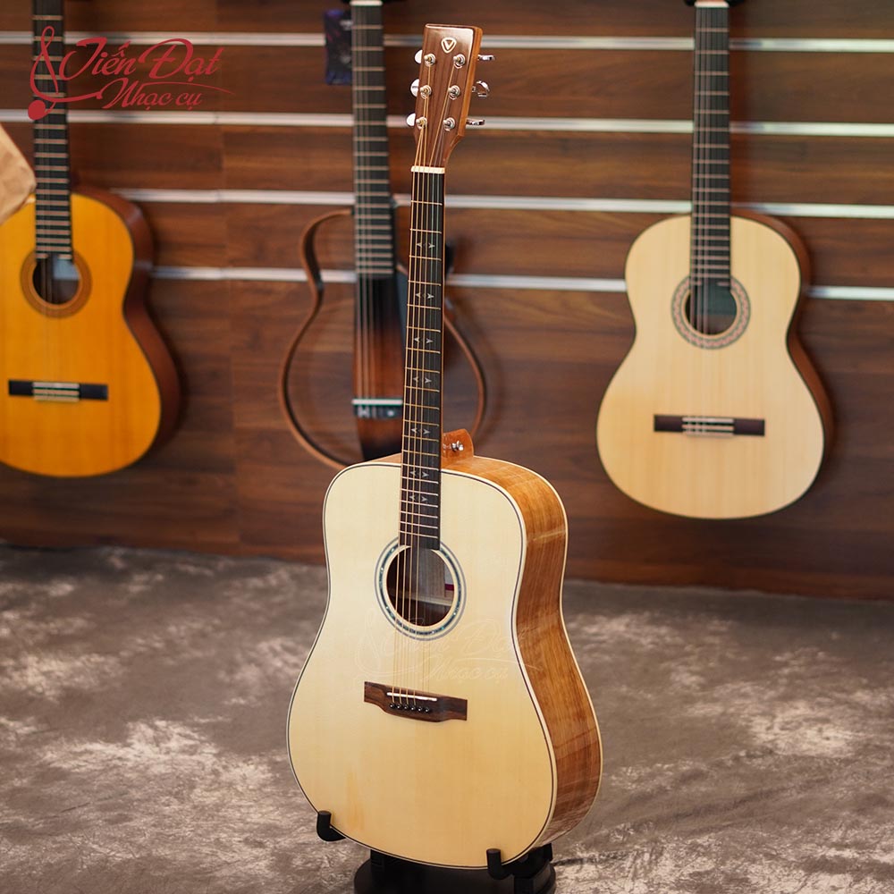 Đàn Guitar Acoustic VALOTE VA-102F - GUITAR Đệm Hát Gỗ Vân Sam Cao Cấp - Độ Ngân Tốt - Hàng Chính Hãng - Full phụ kiện