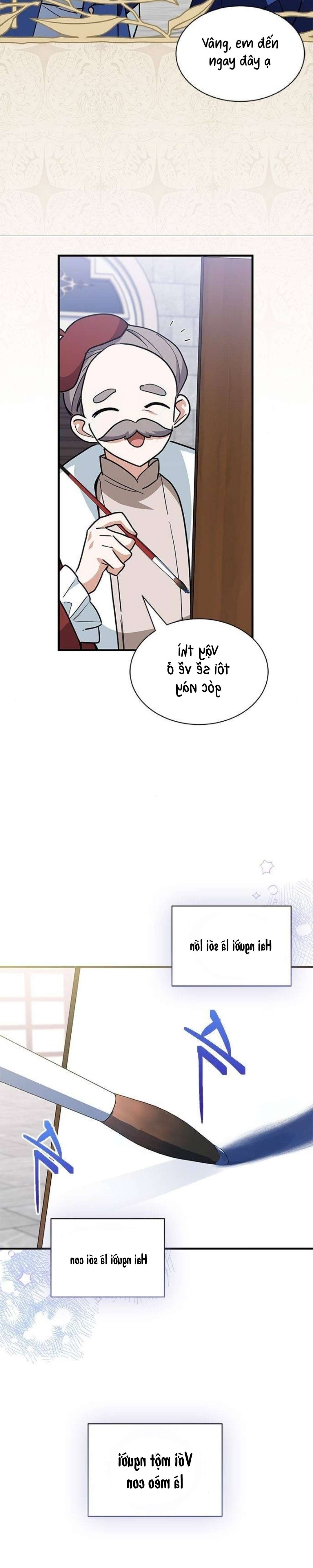 mèo con được gia tộc sói nhận nuôi? chapter 33 32