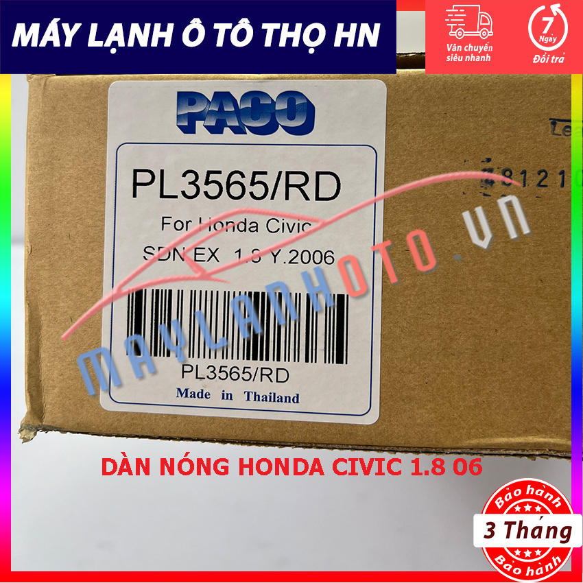 Dàn  nóng Honda Civic 1.8 2008 Hàng xịn Thái Lan