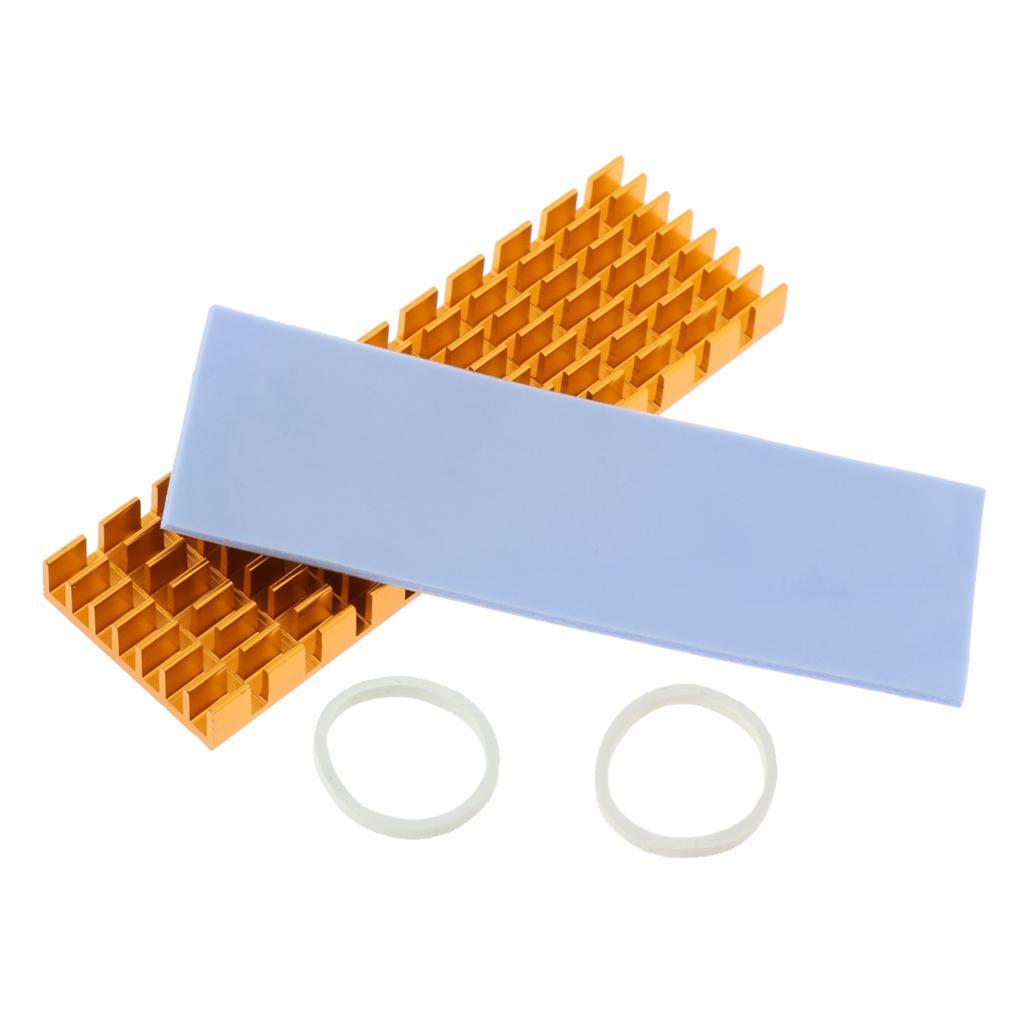 1 Pack 2280 Heatsinks Cooler DIY Laptop PC Memory Cooling