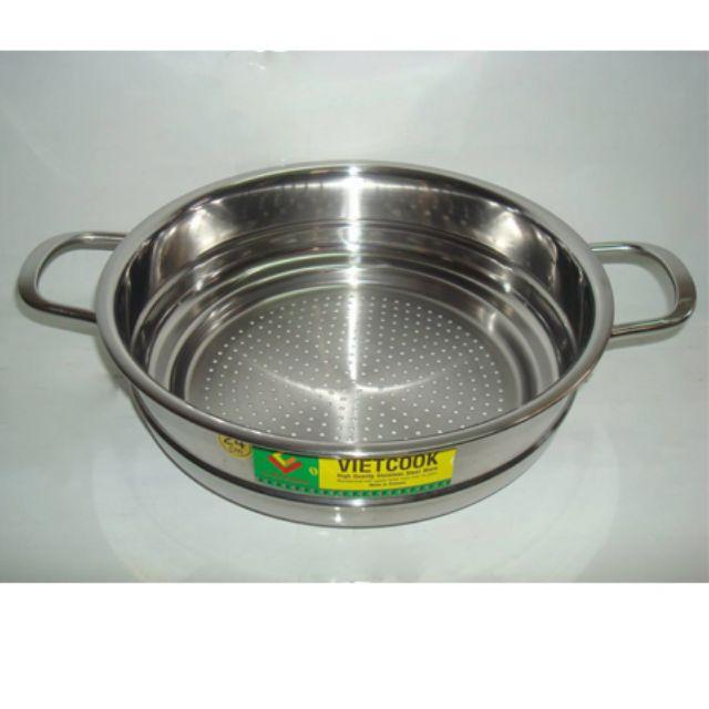 Ngăn xửng hấp inox 24,26cm,ngăn hấp inox,ngăn đồ xôi,bánh,xửng hấp xôi , hàng VN,hàng dày sáng bóng