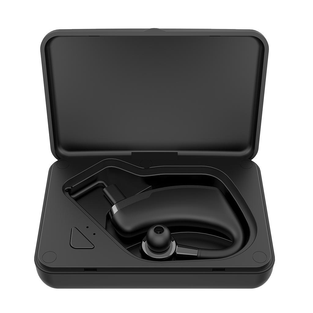 Wireless Handsfree Bluetooth 5.0 Single Earphone  Headset Black