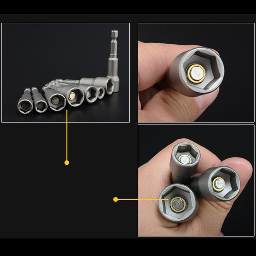 Hex Socket Sleeve Nozzles  Nut Driver Drill Bit Hex Power Tool