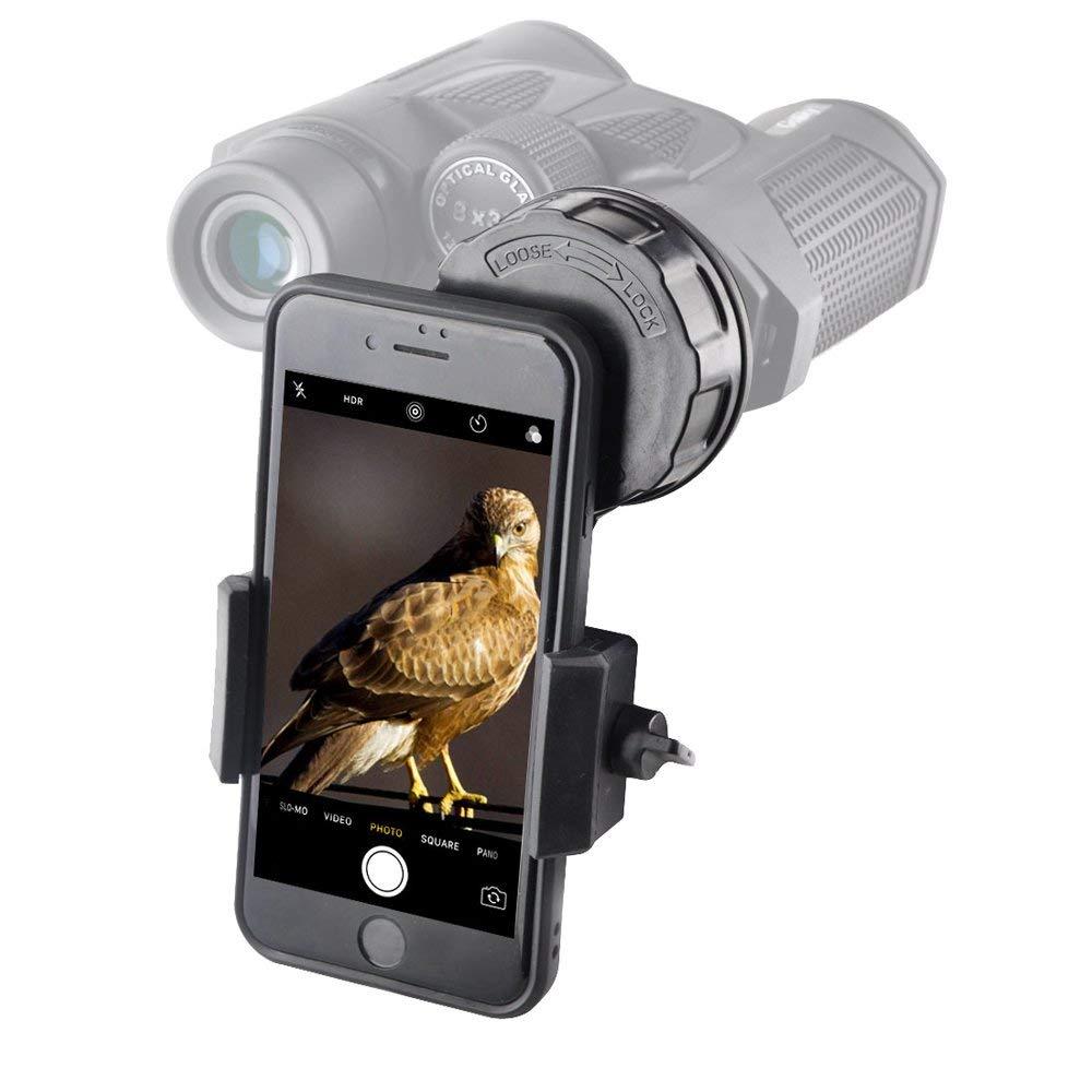 3xCell Phone Telescope Mount Adapter Binoculars Holder Spotting Scope Bracket