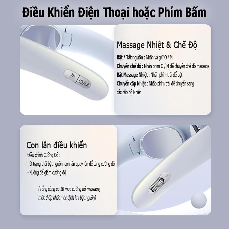 Máy massage cổ vai gáy Jeeback G6 phiên bản thanh lịch, siêu nhỏ gọn, kết nối App điều khiển, massage 3 cấp nhiệt, 4 chệ độ cùng 10 cường độ tích hợp, hàng chính hãng