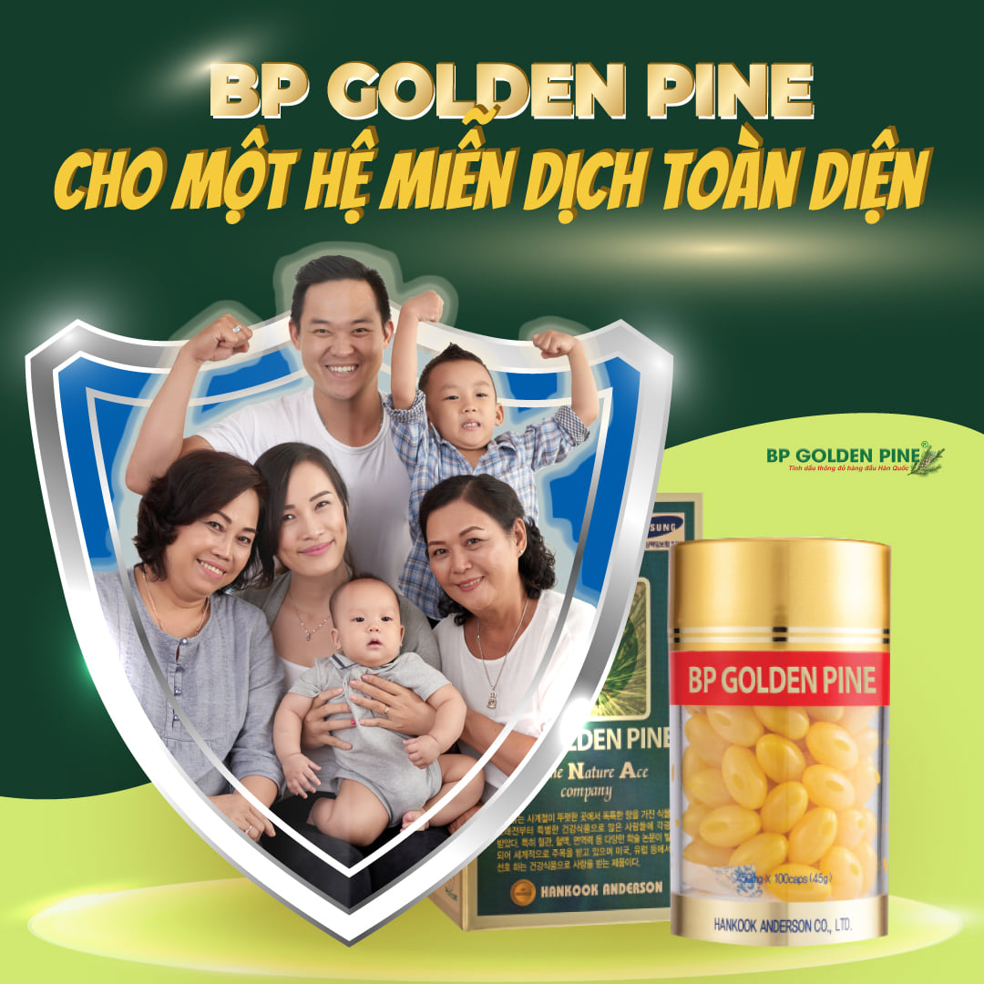 Thực phẩm chức năng Tinh dầu thông đỏ BP Golden Pine - Hộp 100 viên