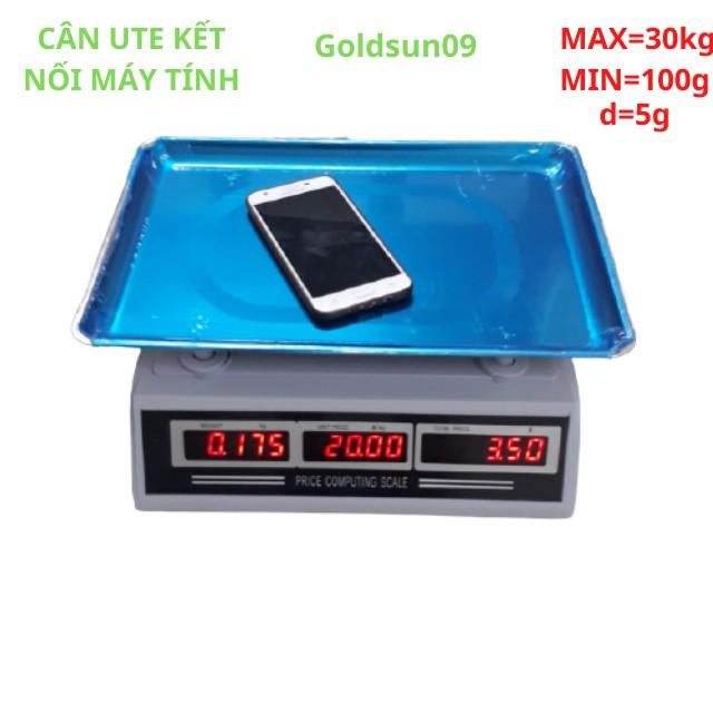 Cân điện tử tính tiền UTE 30kg/5g bán hàng siêu thị