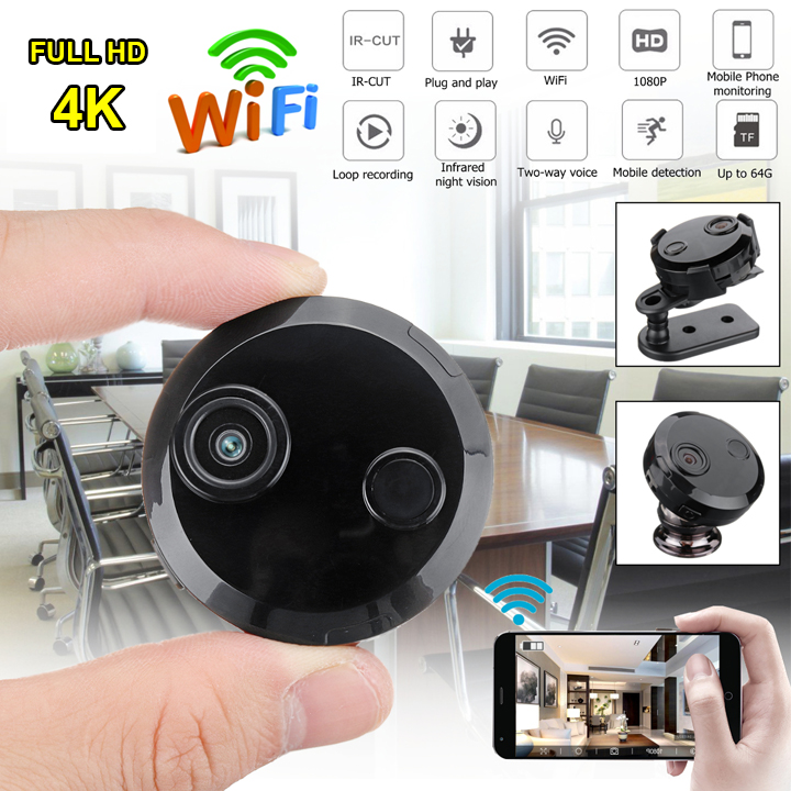 Camera Mini SQ15 4K Kết Nối WiFi - Có Hồng Ngoại Quay Đêm