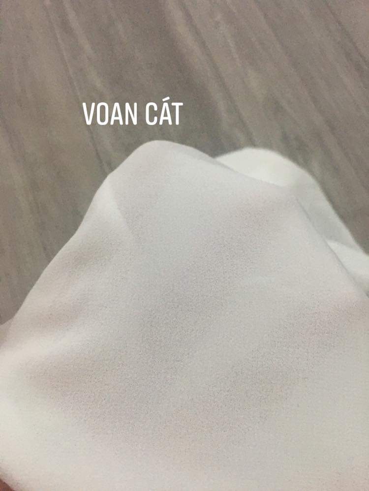 Vải von cát mềm rủ may váy (1mx1,5m