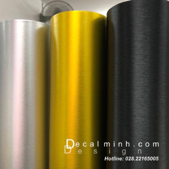 Decal nhôm xước dán xe cao cấp