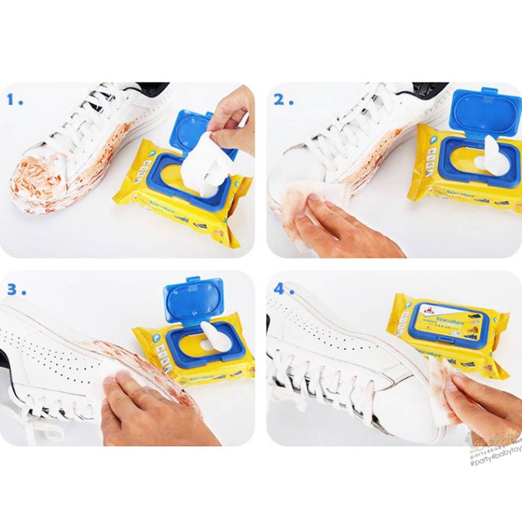 Khăn Ướt Lau Giày Siêu Tiện Lợi