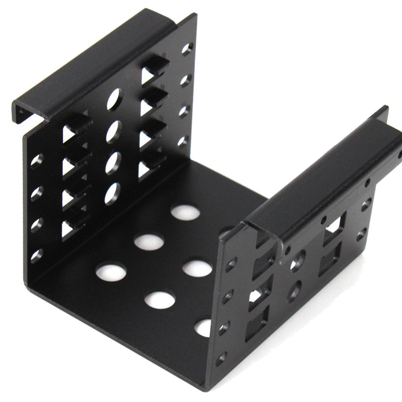 4-Bay 2.5 inch to 3.5 inch HDD Caddy Black Bracket